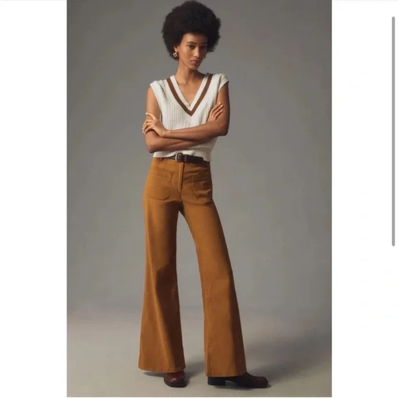 Maeve Junie Jean in Mustard - Picture 2 of 4